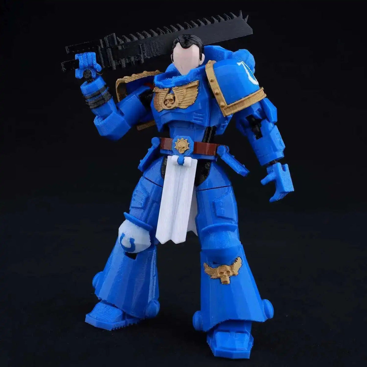 Figurine Action 9L3D Articulée 13cm | Modèle Collection Personnage de Jeu - Pièces Interchangeables | Impression 3D - RukaCraft