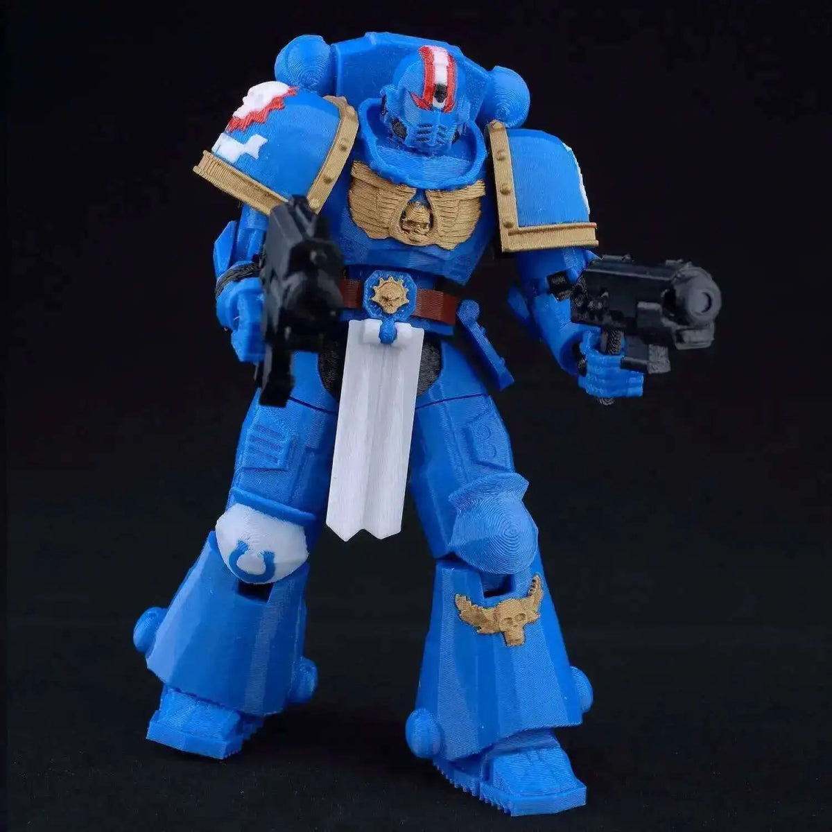 Figurine Action 9L3D Articulée 13cm | Modèle Collection Personnage de Jeu - Pièces Interchangeables | Impression 3D - RukaCraft