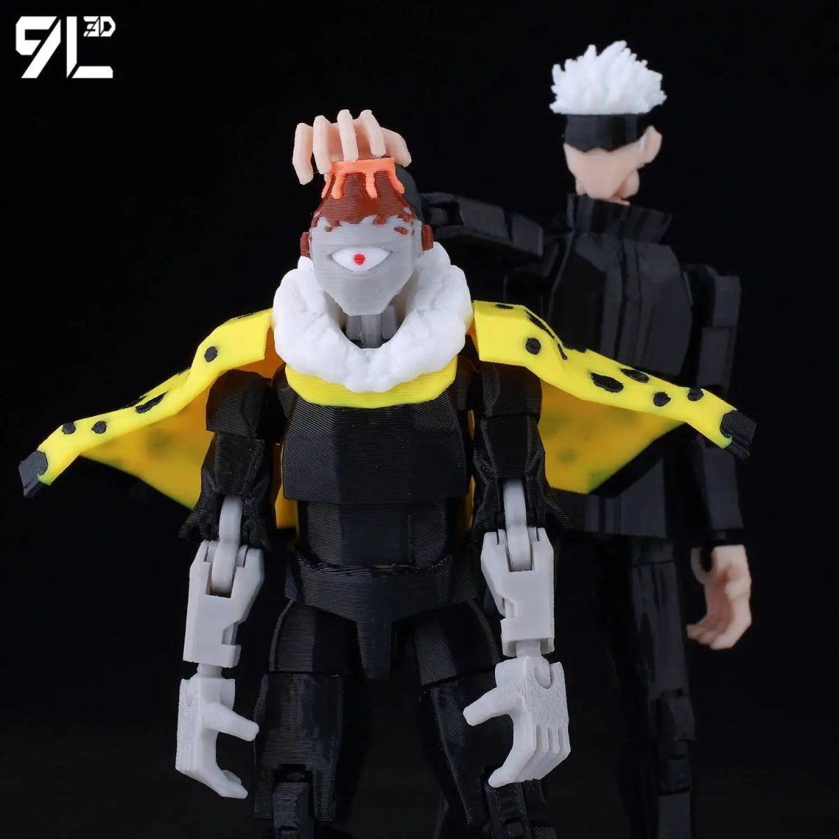 Figurine Articulée 3D Jujutsu Kaisen 13+ cm | Fushiguro Toji, Gojo Satoru, Yuji - Pièces Interchangeables|Impression 3D - RukaCraft