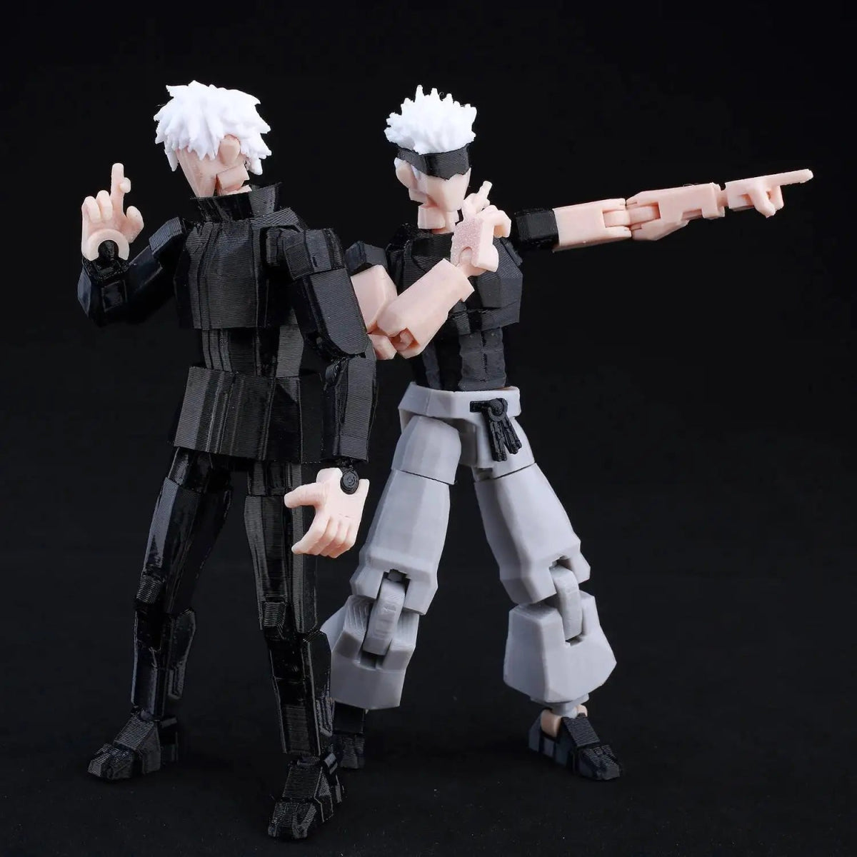 Figurine Articulée 3D Jujutsu Kaisen 13+ cm | Fushiguro Toji, Gojo Satoru, Yuji - Pièces Interchangeables|Impression 3D - RukaCraft