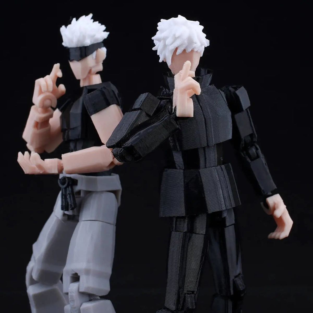Figurine Articulée 3D Jujutsu Kaisen 13+ cm | Fushiguro Toji, Gojo Satoru, Yuji - Pièces Interchangeables|Impression 3D - RukaCraft