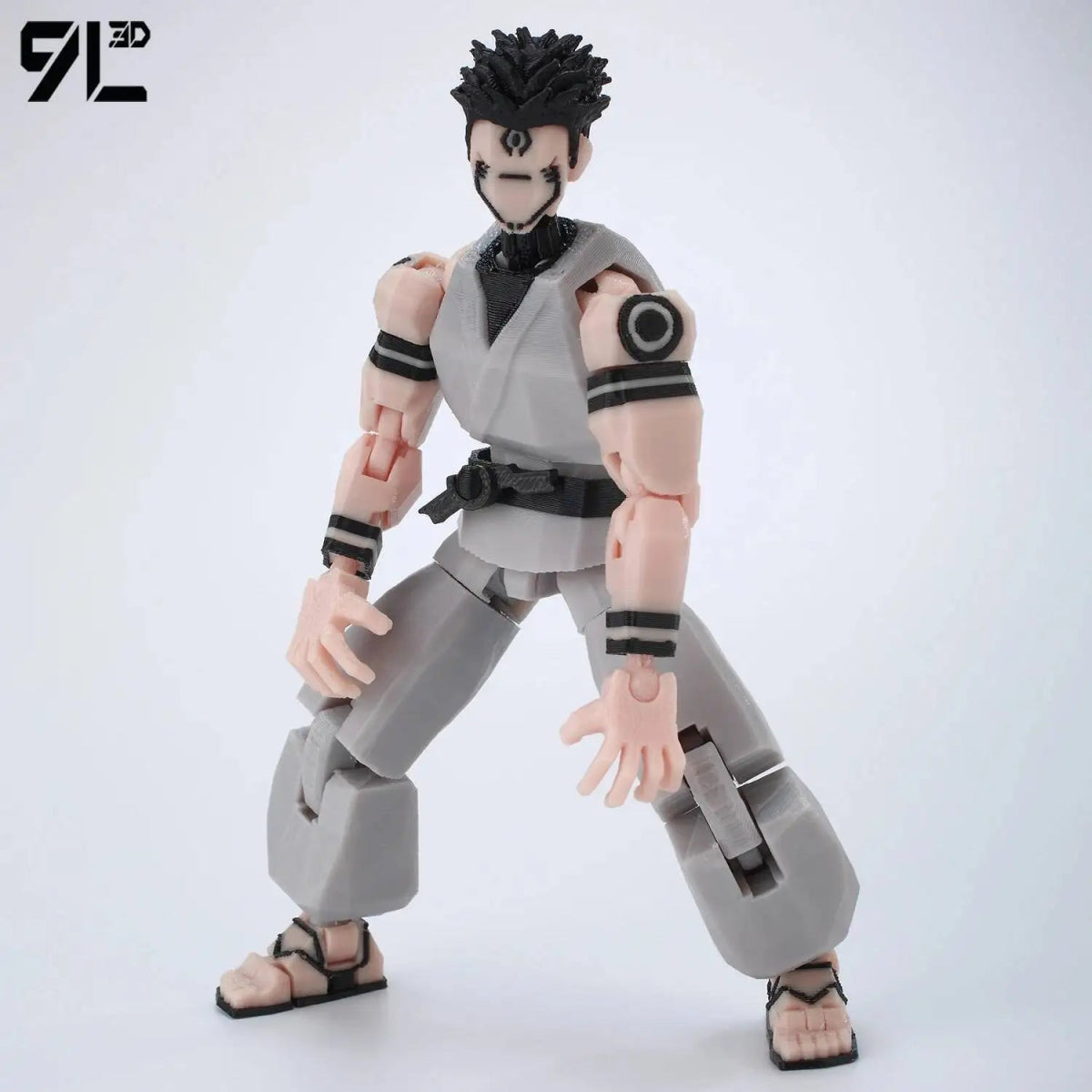 Figurine Articulée 3D Jujutsu Kaisen 13+ cm | Fushiguro Toji, Gojo Satoru, Yuji - Pièces Interchangeables|Impression 3D - RukaCraft
