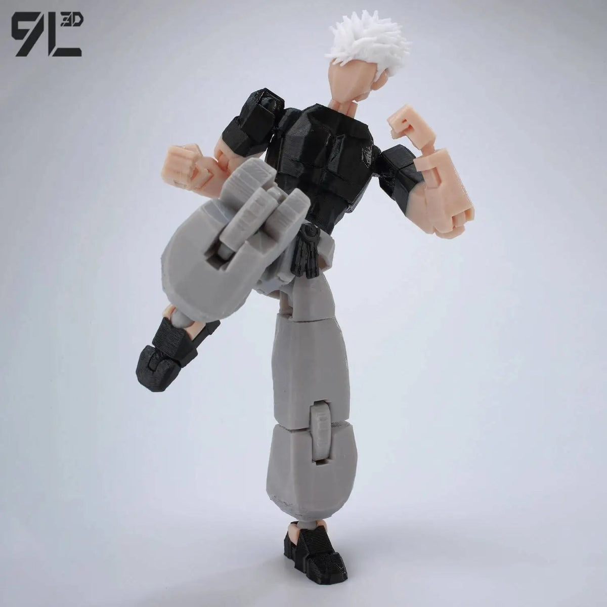 Figurine Articulée 3D Jujutsu Kaisen 13+ cm | Fushiguro Toji, Gojo Satoru, Yuji - Pièces Interchangeables|Impression 3D - RukaCraft