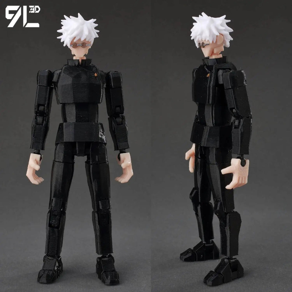 Figurine Articulée 3D Jujutsu Kaisen 13+ cm | Fushiguro Toji, Gojo Satoru, Yuji - Pièces Interchangeables|Impression 3D - RukaCraft