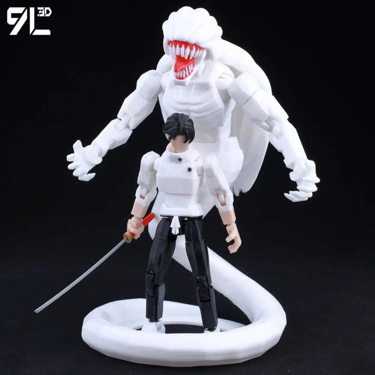 Figurine Articulée 3D Jujutsu Kaisen 13+ cm | Fushiguro Toji, Gojo Satoru, Yuji - Pièces Interchangeables|Impression 3D - RukaCraft