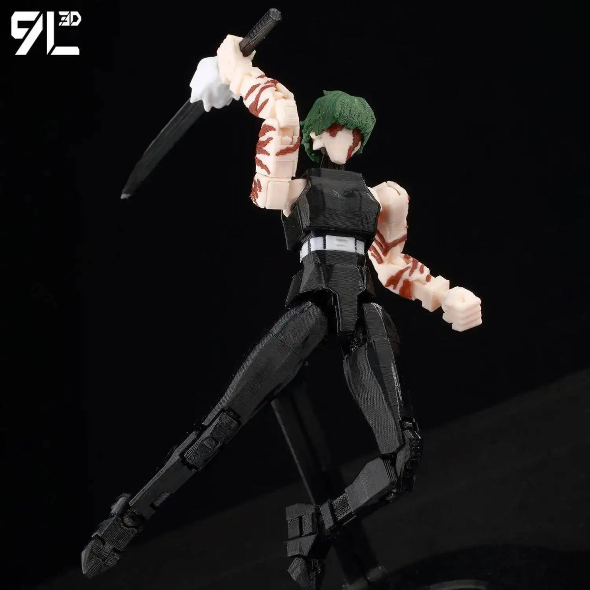 Figurine Articulée 3D Jujutsu Kaisen 13+ cm | Fushiguro Toji, Gojo Satoru, Yuji - Pièces Interchangeables|Impression 3D - RukaCraft