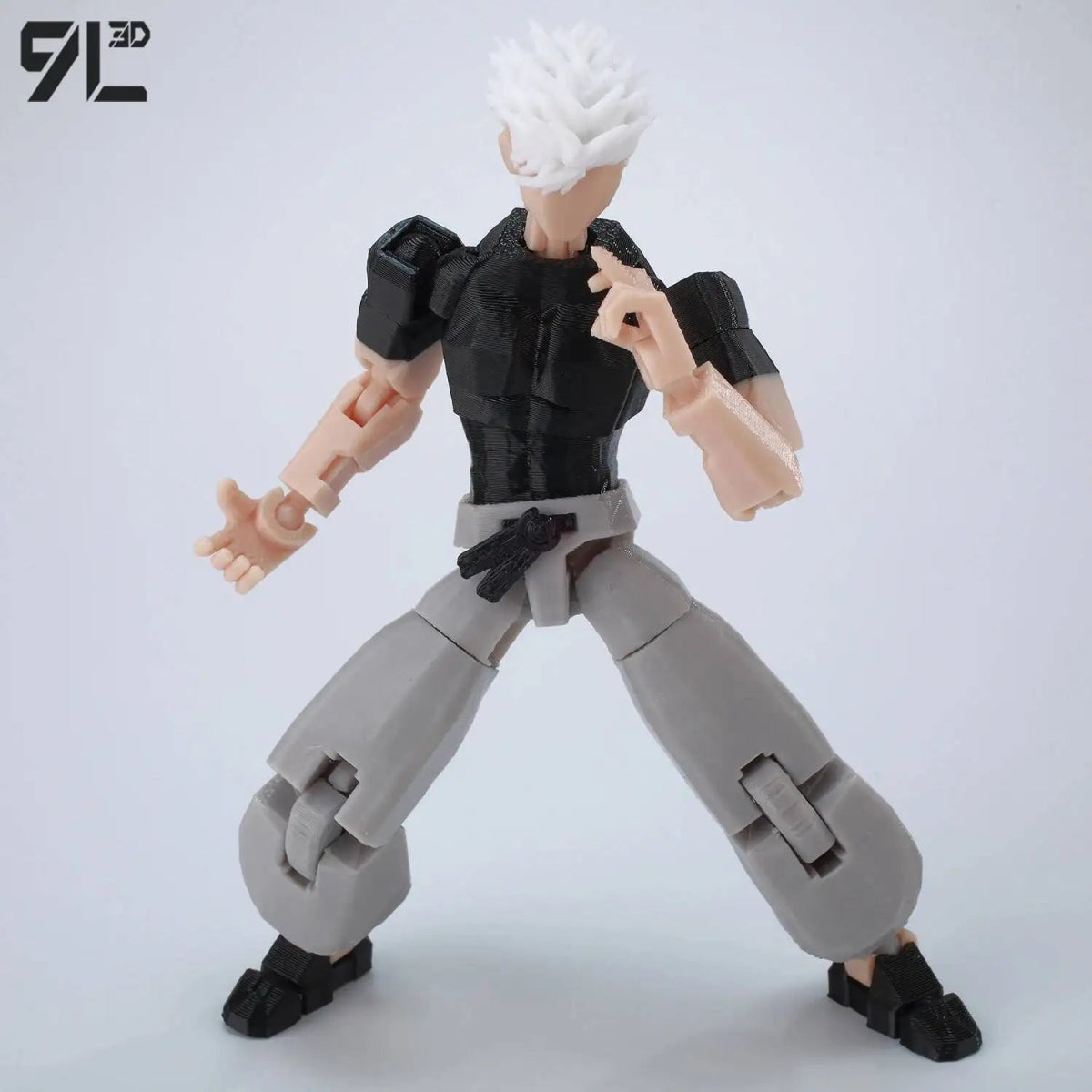 Figurine Articulée 3D Jujutsu Kaisen 13+ cm | Fushiguro Toji, Gojo Satoru, Yuji - Pièces Interchangeables|Impression 3D - RukaCraft