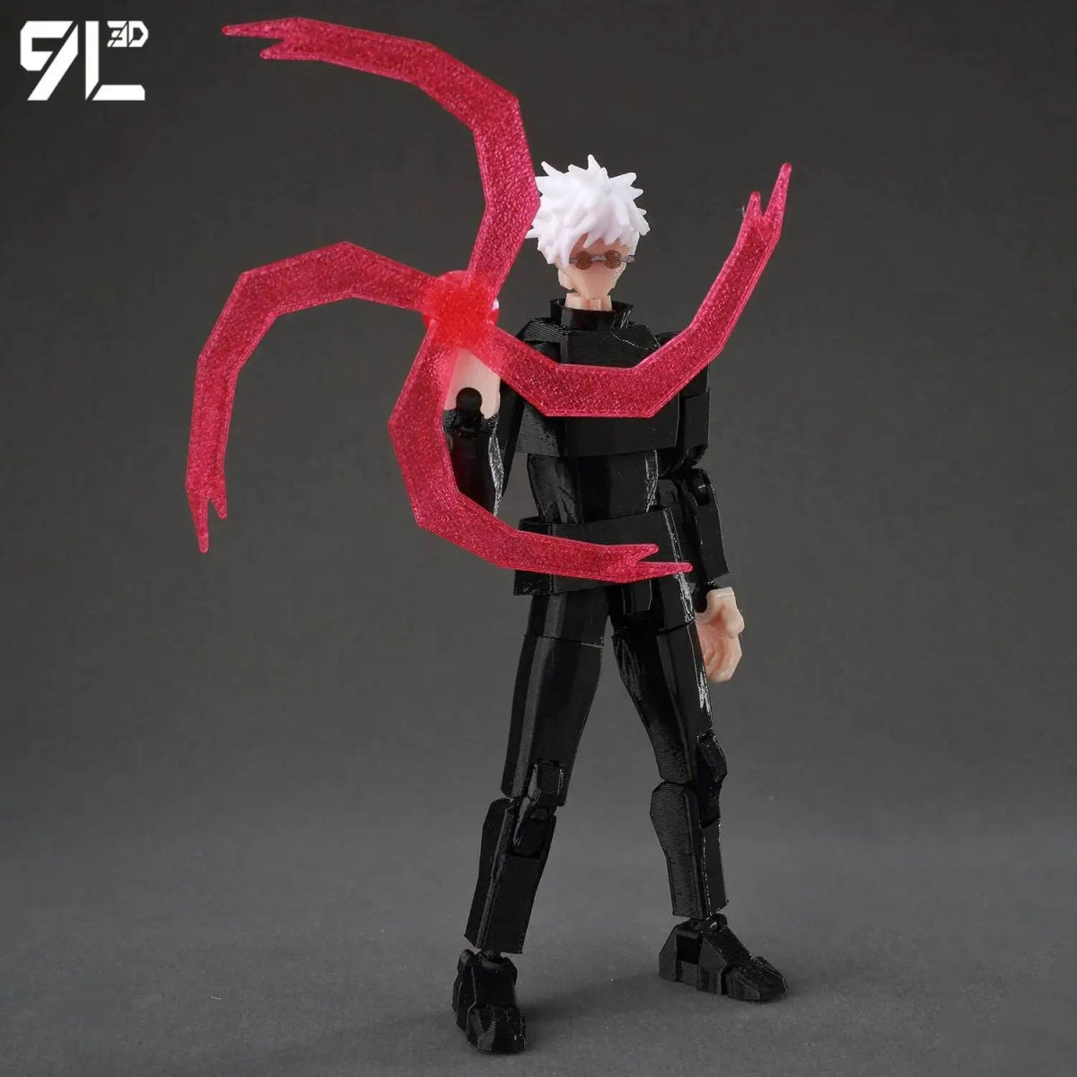 Figurine Articulée 3D Jujutsu Kaisen 13+ cm | Fushiguro Toji, Gojo Satoru, Yuji - Pièces Interchangeables|Impression 3D - RukaCraft