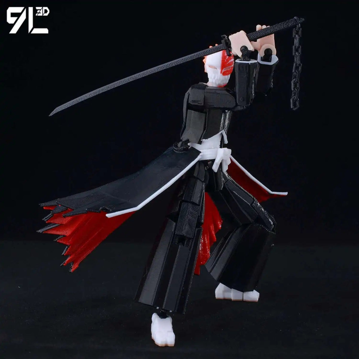 Figurine Articulée 9L3D 13cm Multi - Anime | Collection Personnages (Bleach, One Punch Man, Naruto, etc.) | Impression 3D - RukaCraft