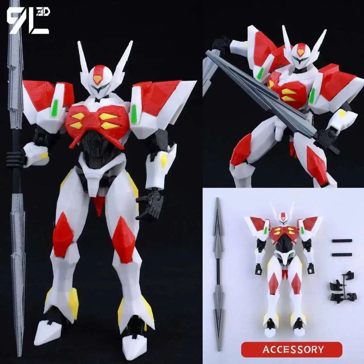 Figurine Articulée 9L3D 13cm Multi - Anime | Collection Personnages (Bleach, One Punch Man, Naruto, etc.) | Impression 3D - RukaCraft