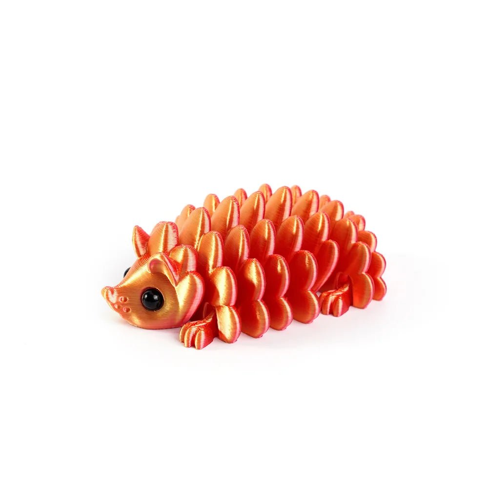 Figurine Articulée d’Hérisson Imprimée en 3D | Décoration de Bureau et Objet Collection - Cadeau Créatif - RukaCraft