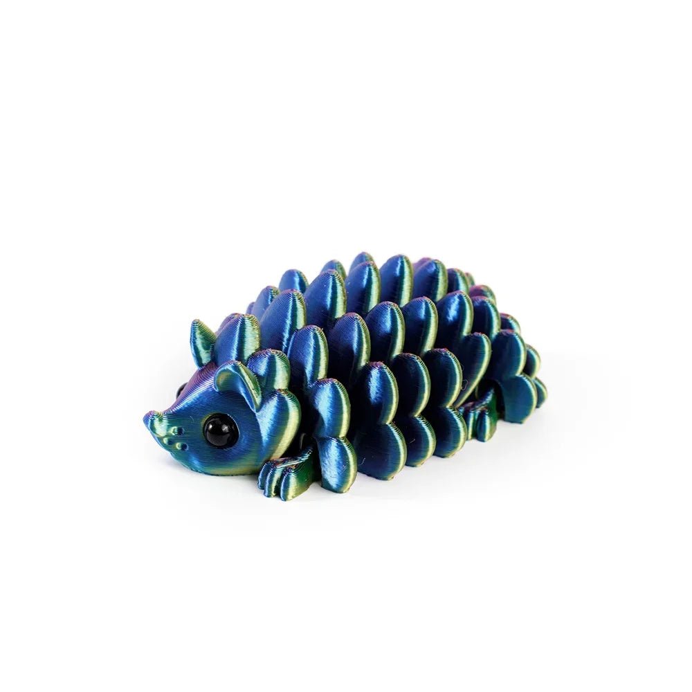 Figurine Articulée d’Hérisson Imprimée en 3D | Décoration de Bureau et Objet Collection - Cadeau Créatif - RukaCraft