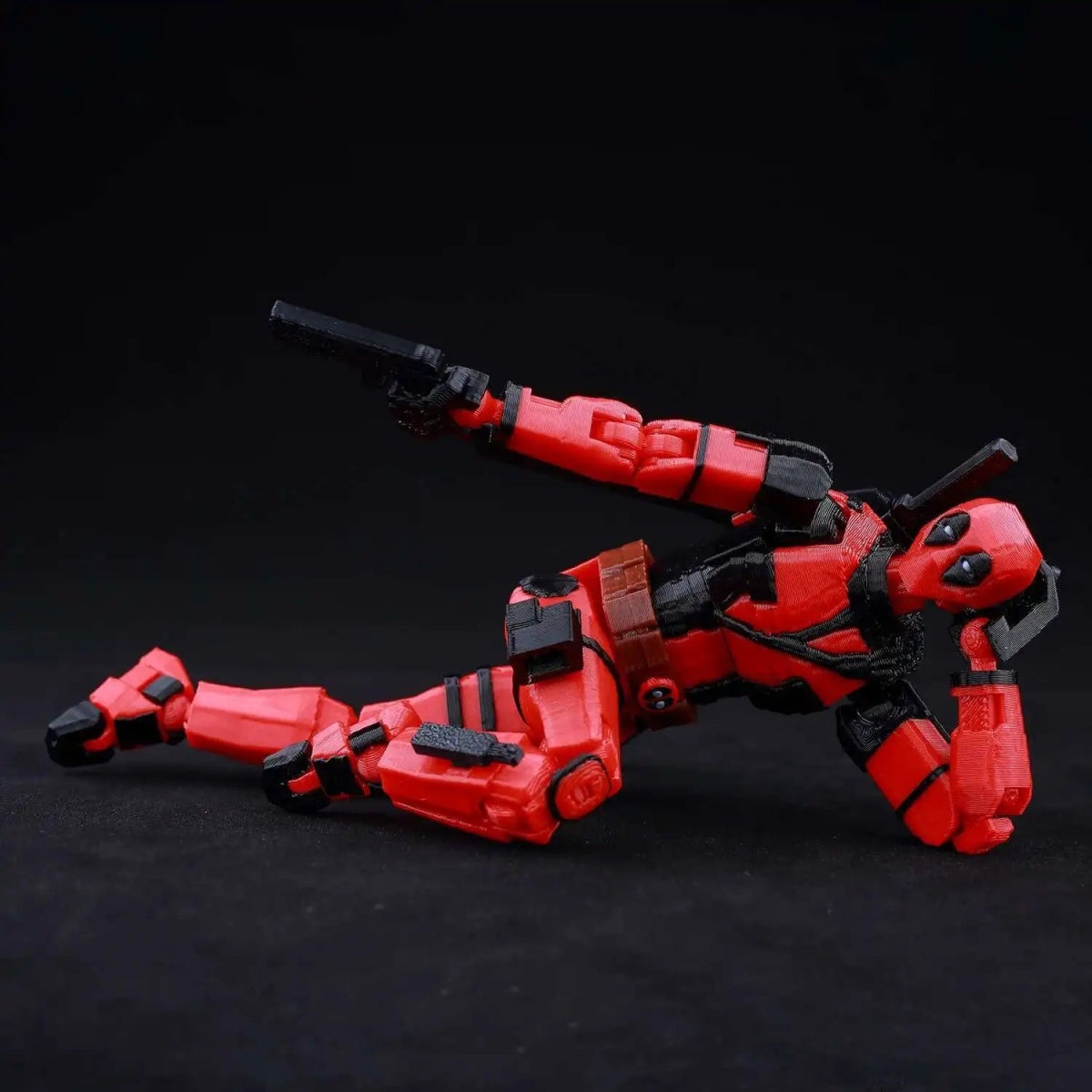 Figurine Deadpool Articulée 9L3D 14cm | Personnage Marvel - Collection Modèle 3D Pièces Interchangeables | Impression 3D - RukaCraft