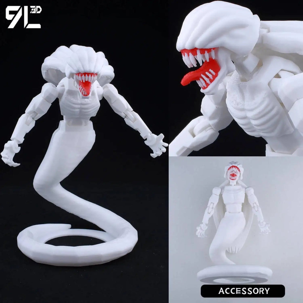 Figurine Demon Slayer Mahoraga 14cm Articulée | Modèle 9L3D Collection - Pièces Interchangeables | Impression 3D - RukaCraft