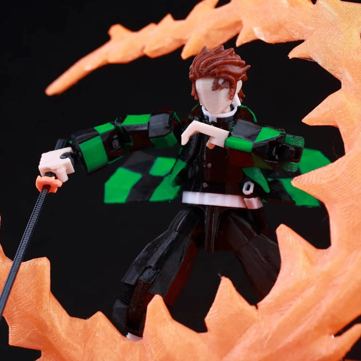 Figurine Demon Slayer Mahoraga 14cm Articulée | Modèle 9L3D Collection - Pièces Interchangeables | Impression 3D - RukaCraft