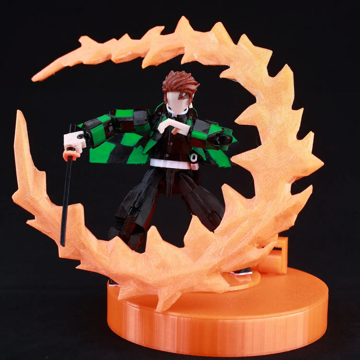 Figurine Demon Slayer Mahoraga 14cm Articulée | Modèle 9L3D Collection - Pièces Interchangeables | Impression 3D - RukaCraft