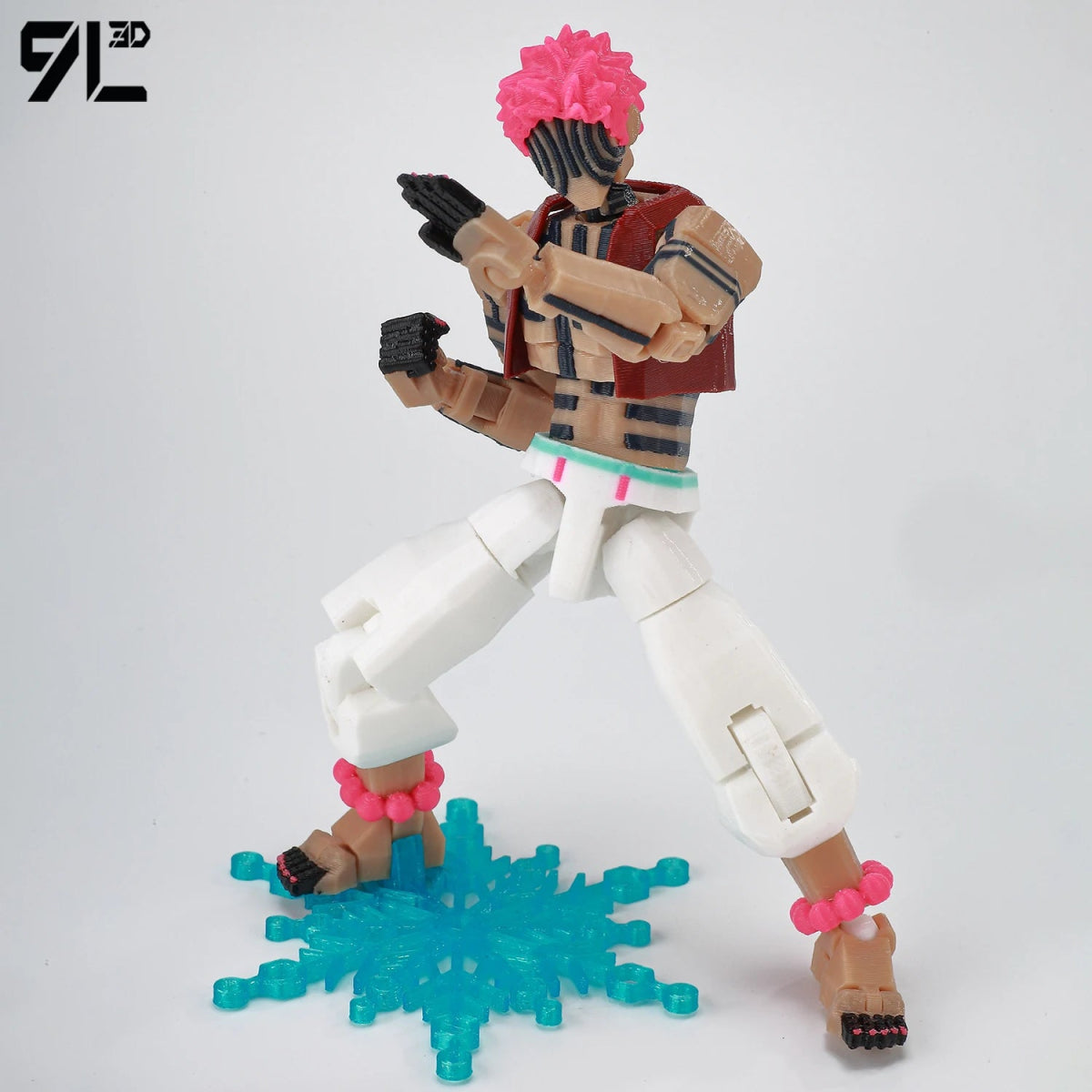 Figurine Demon Slayer Mahoraga 14cm Articulée | Modèle 9L3D Collection - Pièces Interchangeables | Impression 3D - RukaCraft