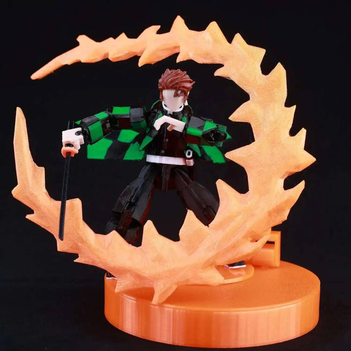 Figurine Demon Slayer Mahoraga 14cm Articulée | Modèle 9L3D Collection - Pièces Interchangeables | Impression 3D - RukaCraft