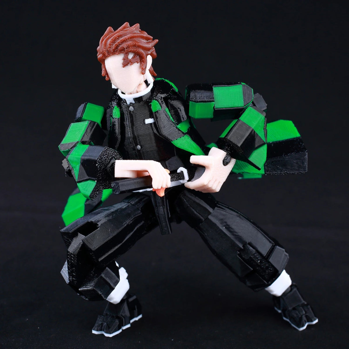Figurine Demon Slayer Mahoraga 14cm Articulée | Modèle 9L3D Collection - Pièces Interchangeables | Impression 3D - RukaCraft