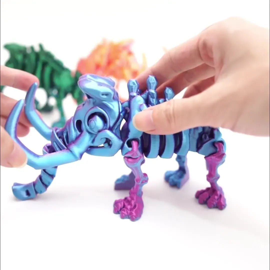Figurine Dragon Articulée Imprimée en 3D | Modèle Décoratif avec Joints Mobiles | PLA Écologique - RukaCraft