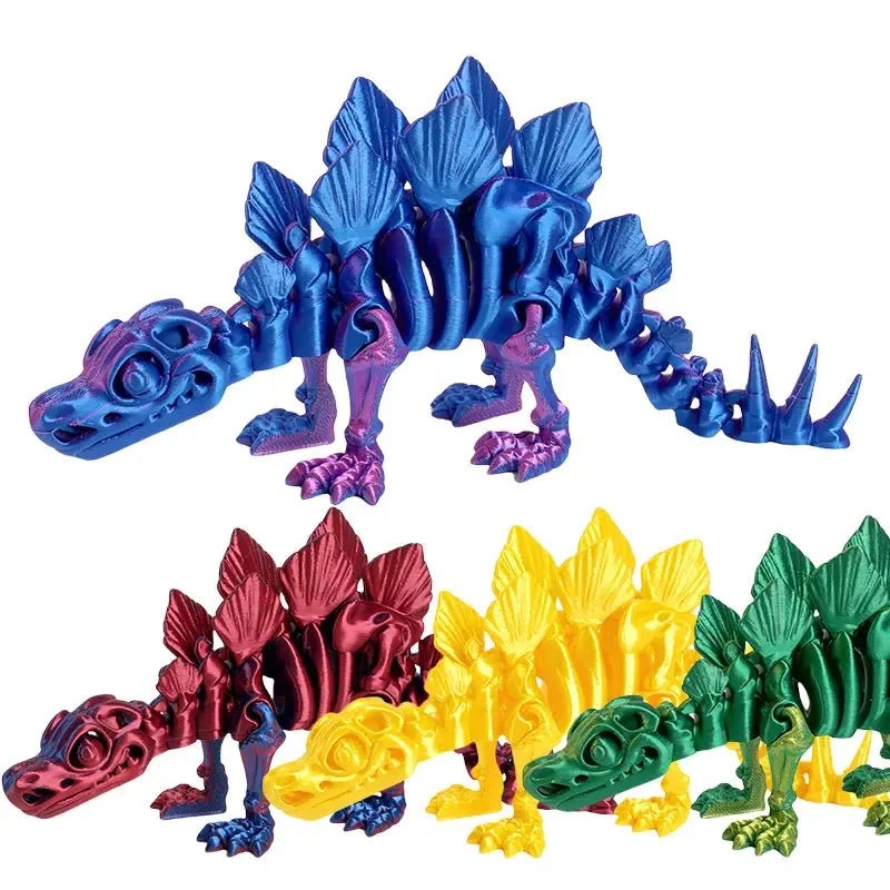 Figurine Dragon Articulée Imprimée en 3D | Modèle Décoratif avec Joints Mobiles | PLA Écologique - RukaCraft