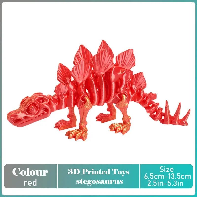 Figurine Dragon Articulée Imprimée en 3D | Modèle Décoratif avec Joints Mobiles | PLA Écologique - RukaCraft