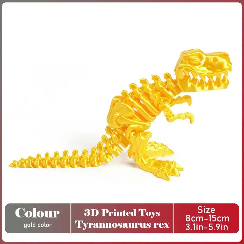 Figurine Dragon Articulée Imprimée en 3D | Modèle Décoratif avec Joints Mobiles | PLA Écologique - RukaCraft