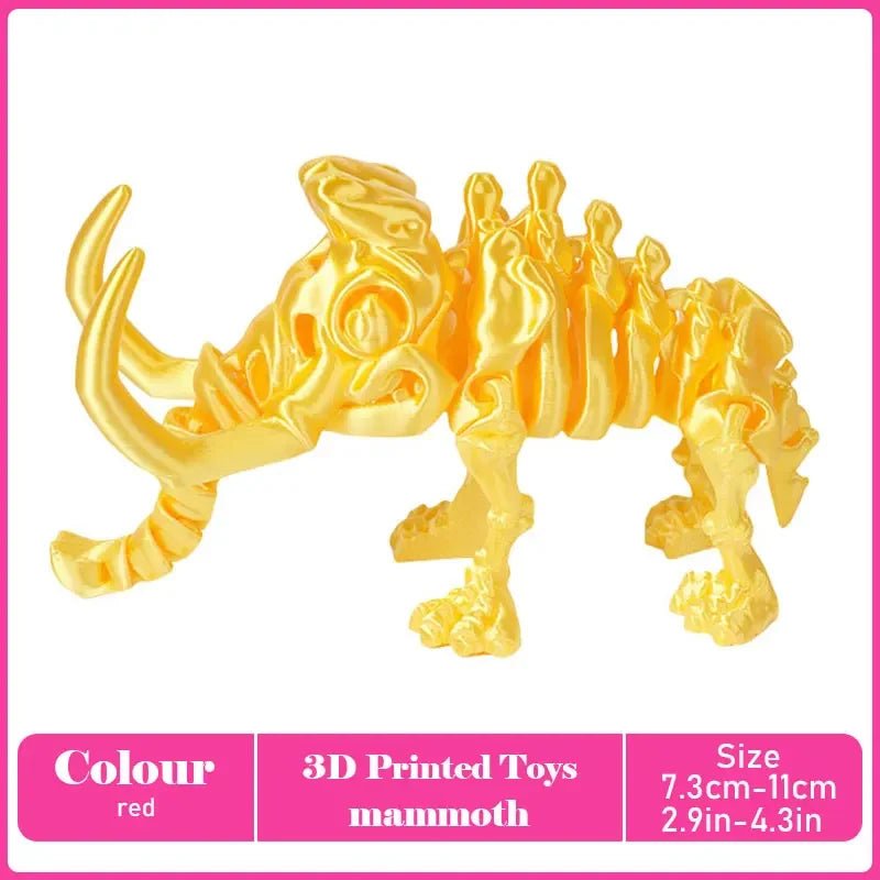 Figurine Dragon Articulée Imprimée en 3D | Modèle Décoratif avec Joints Mobiles | PLA Écologique - RukaCraft
