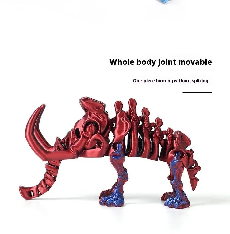 Figurine Dragon Articulée Imprimée en 3D | Modèle Décoratif avec Joints Mobiles | PLA Écologique - RukaCraft