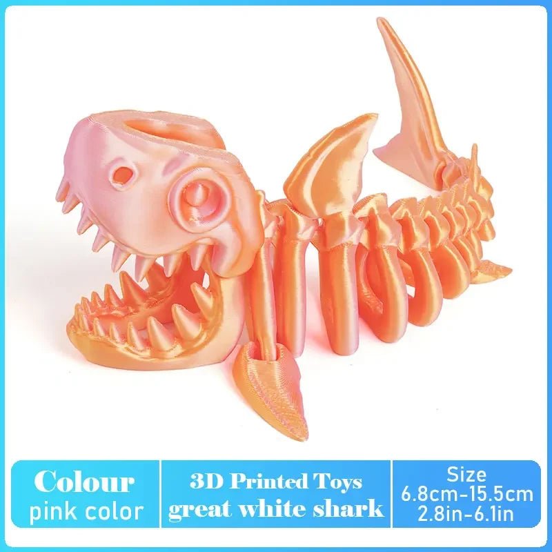 Figurine Dragon Articulée Imprimée en 3D | Modèle Décoratif avec Joints Mobiles | PLA Écologique - RukaCraft