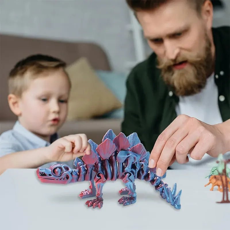 Figurine Dragon Articulée Imprimée en 3D | Modèle Décoratif avec Joints Mobiles | PLA Écologique - RukaCraft