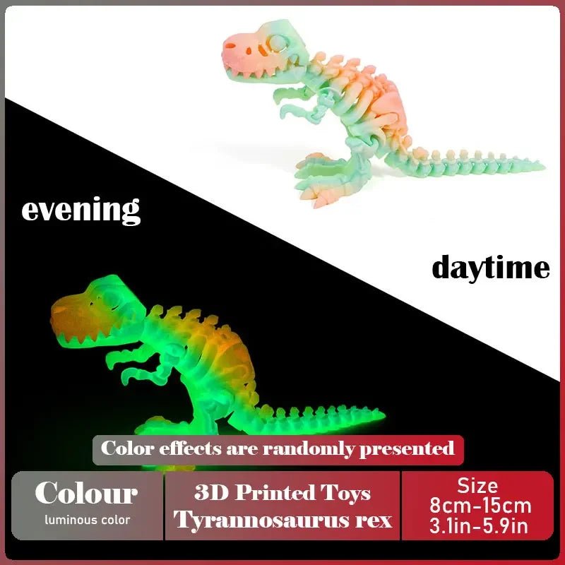 Figurine Dragon Articulée Imprimée en 3D | Modèle Décoratif avec Joints Mobiles | PLA Écologique - RukaCraft