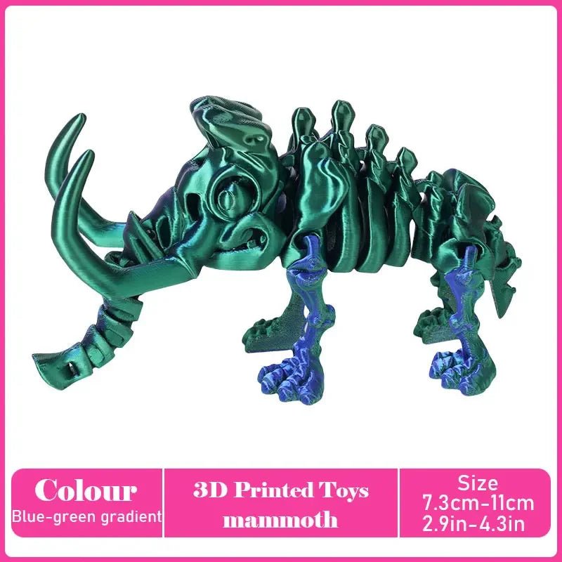Figurine Dragon Articulée Imprimée en 3D | Modèle Décoratif avec Joints Mobiles | PLA Écologique - RukaCraft