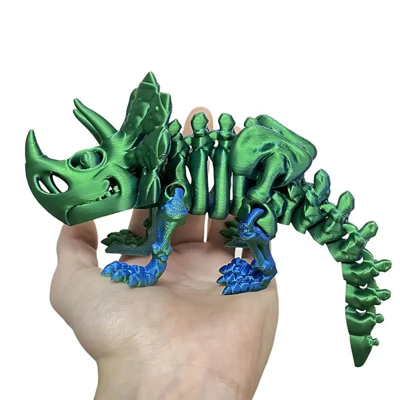 Figurine Dragon Articulée Imprimée en 3D | Modèle Décoratif avec Joints Mobiles | PLA Écologique - RukaCraft
