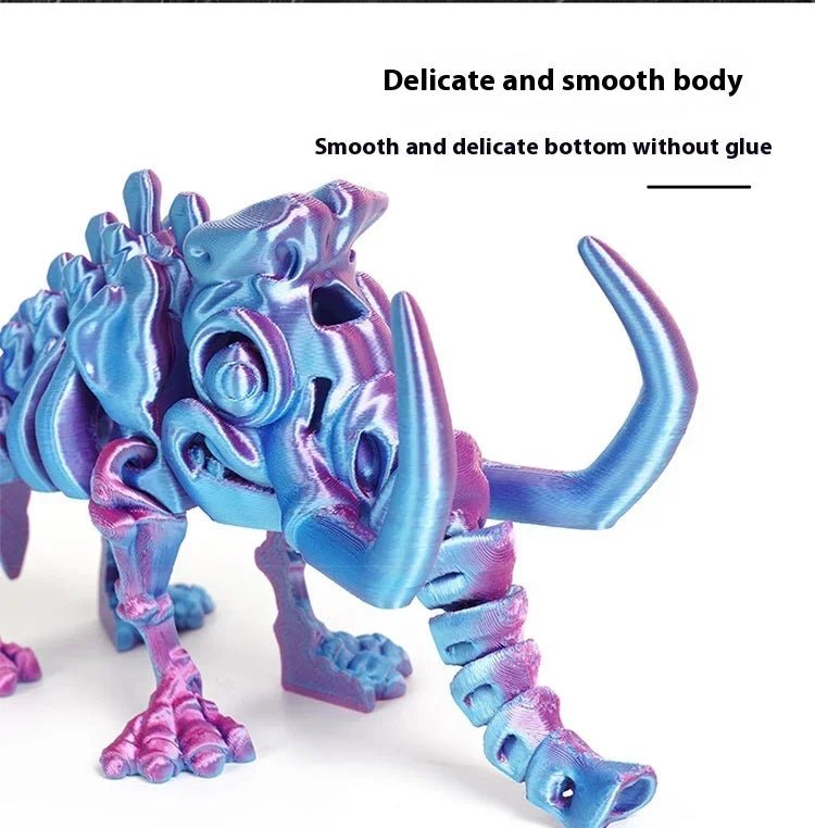 Figurine Dragon Articulée Imprimée en 3D | Modèle Décoratif avec Joints Mobiles | PLA Écologique - RukaCraft