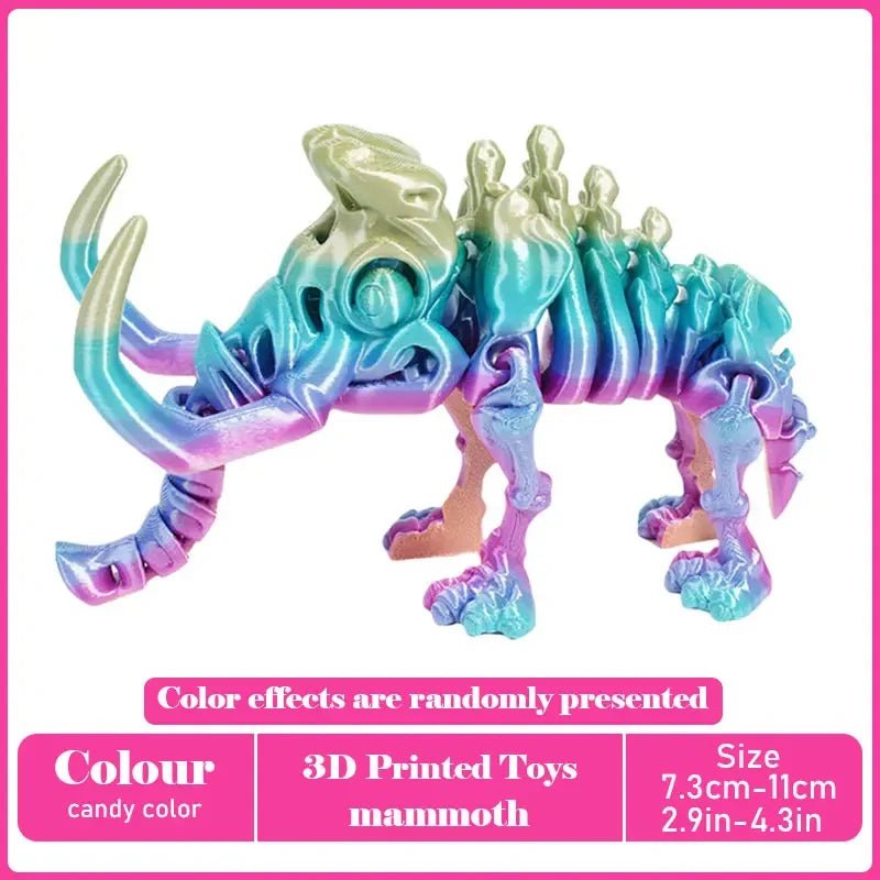 Figurine Dragon Articulée Imprimée en 3D | Modèle Décoratif avec Joints Mobiles | PLA Écologique - RukaCraft