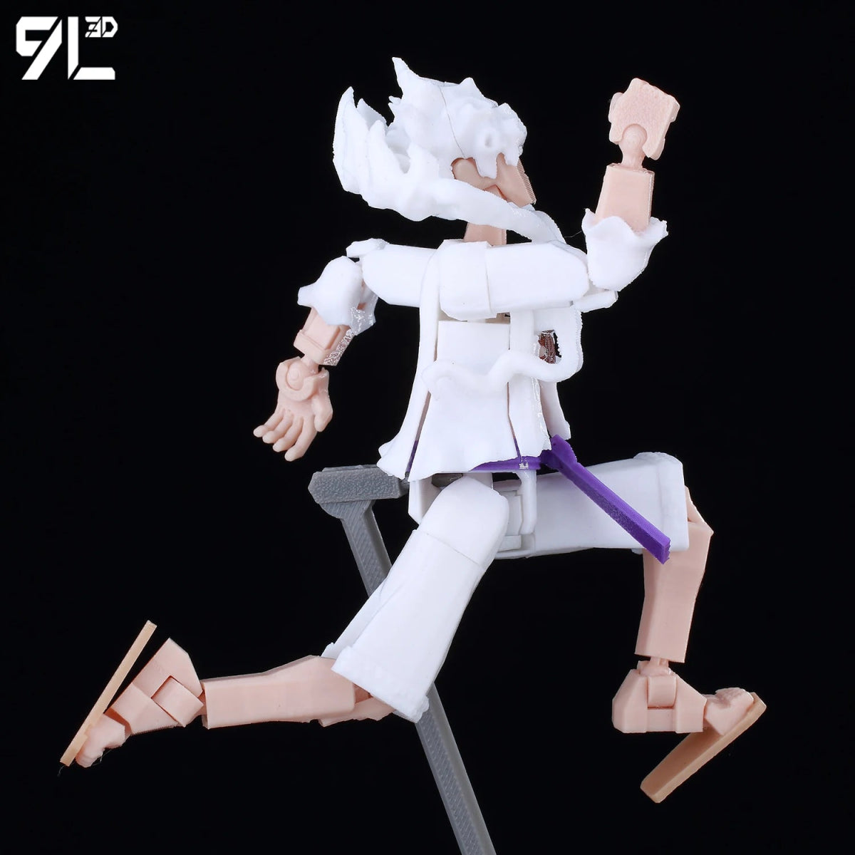Figurine ONE PIECE Articulée 14cm | Zoro, Ace, Luffy - Modèle Collection 3D Pièces Interchangeables | Impression 3D - RukaCraft