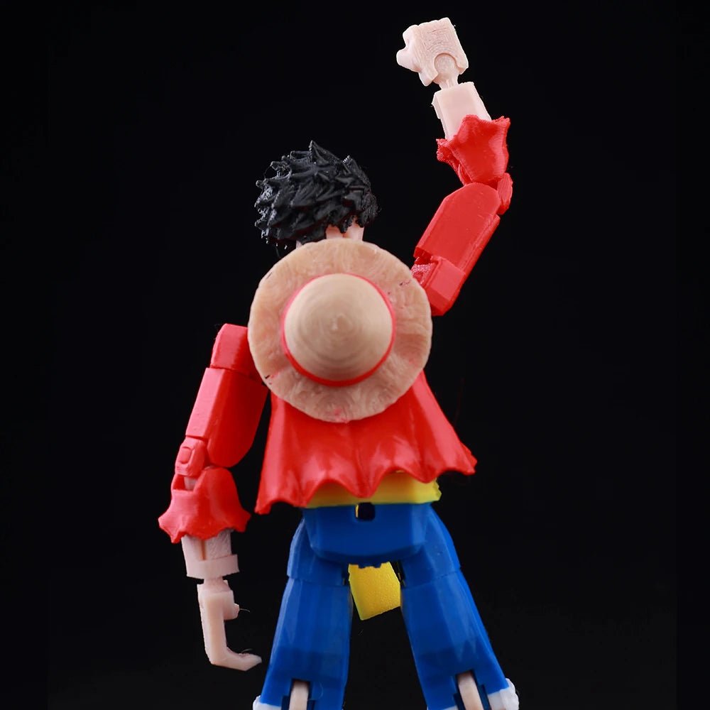 Figurine ONE PIECE Articulée 14cm | Zoro, Ace, Luffy - Modèle Collection 3D Pièces Interchangeables | Impression 3D - RukaCraft
