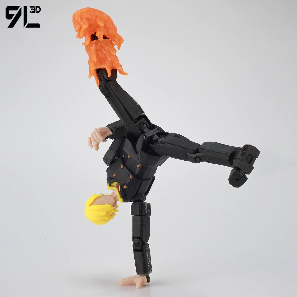 Figurine ONE PIECE Articulée 14cm | Zoro, Ace, Luffy - Modèle Collection 3D Pièces Interchangeables | Impression 3D - RukaCraft