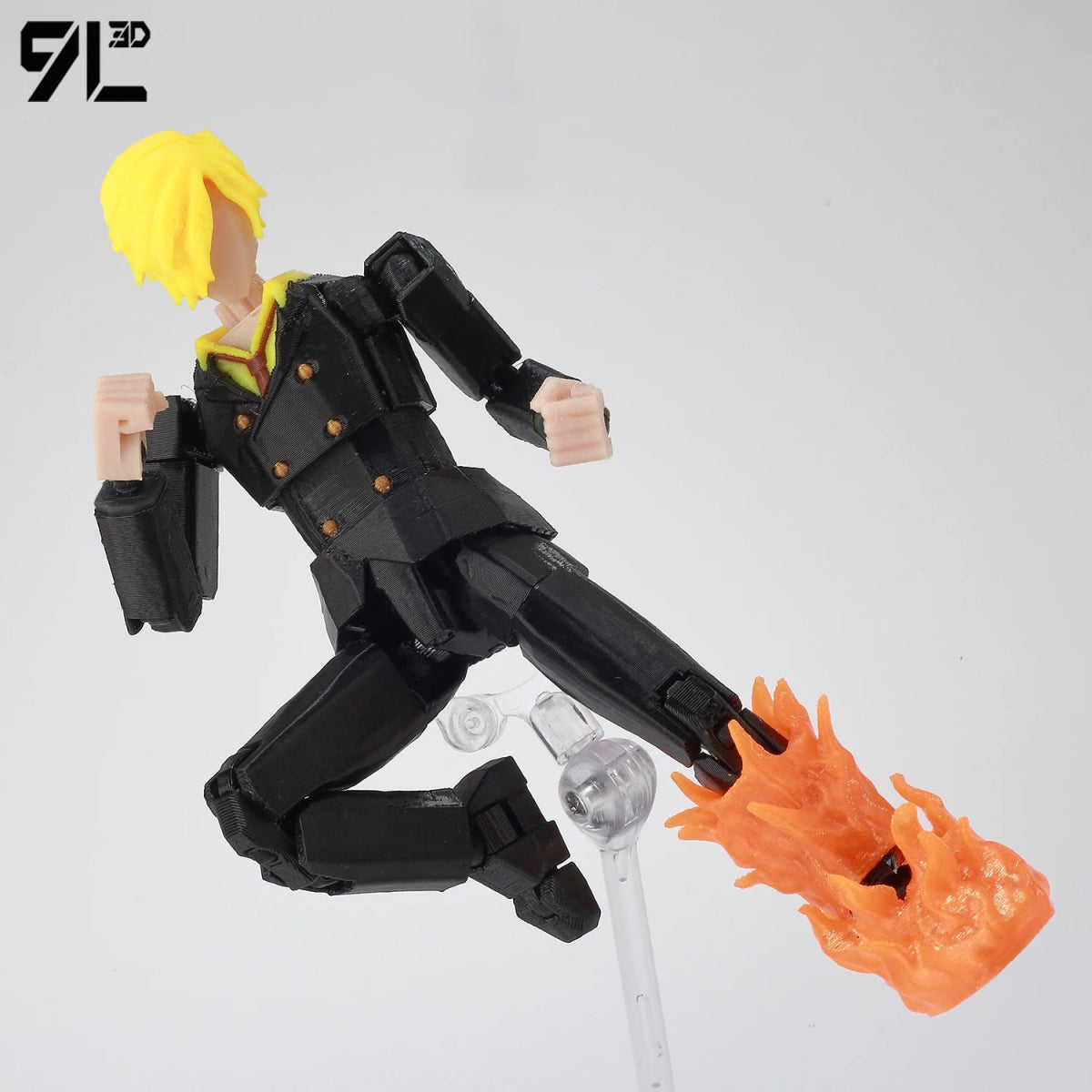 Figurine ONE PIECE Articulée 14cm | Zoro, Ace, Luffy - Modèle Collection 3D Pièces Interchangeables | Impression 3D - RukaCraft