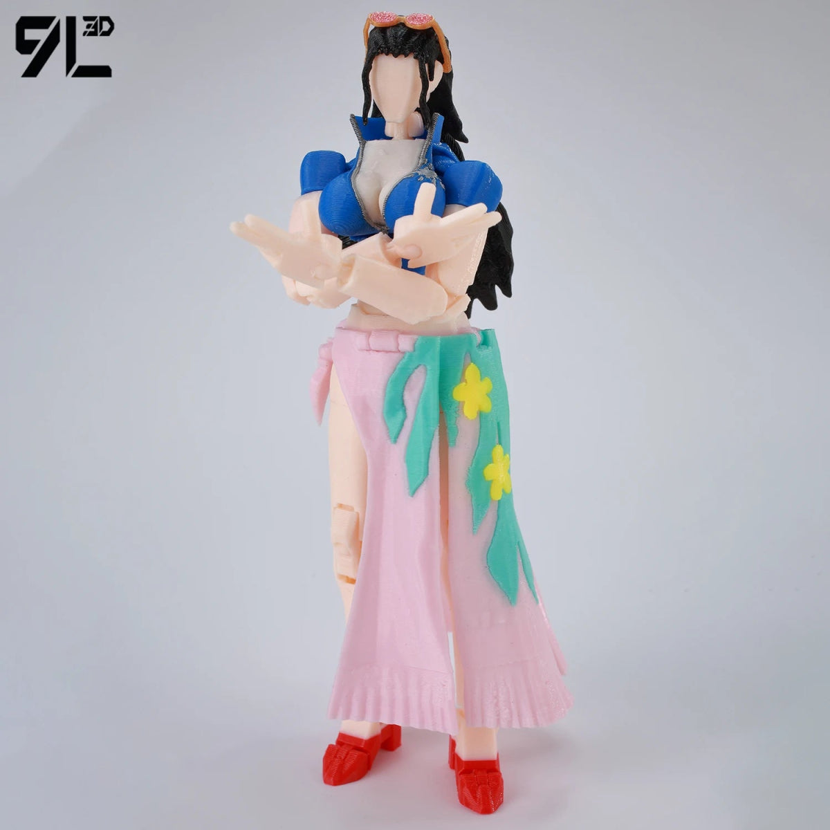 Figurine ONE PIECE Articulée 14cm | Zoro, Ace, Luffy - Modèle Collection 3D Pièces Interchangeables | Impression 3D - RukaCraft