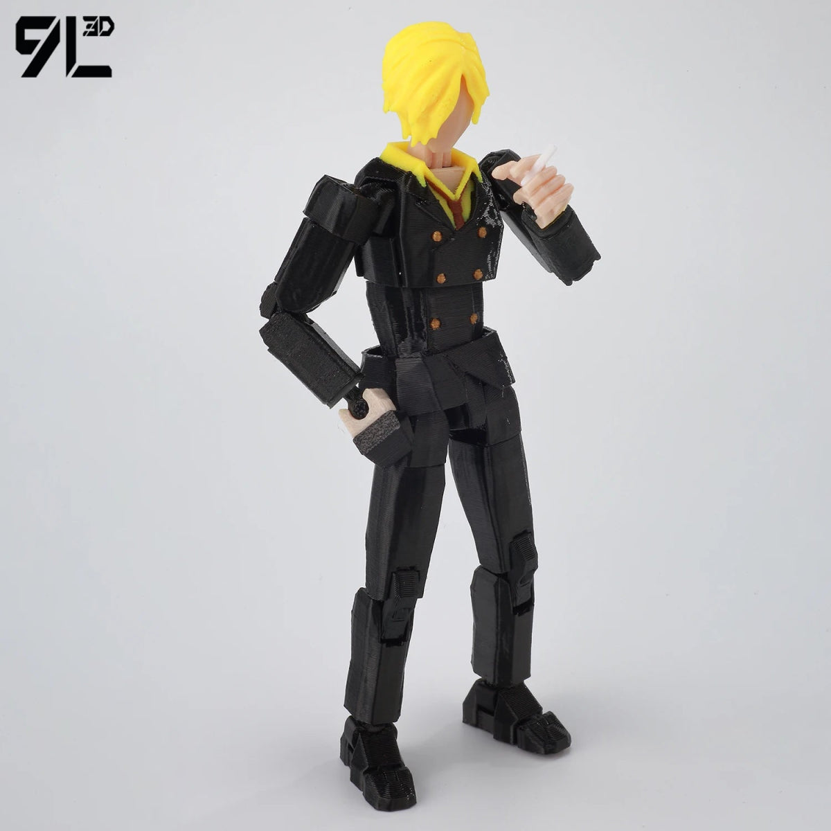 Figurine ONE PIECE Articulée 14cm | Zoro, Ace, Luffy - Modèle Collection 3D Pièces Interchangeables | Impression 3D - RukaCraft