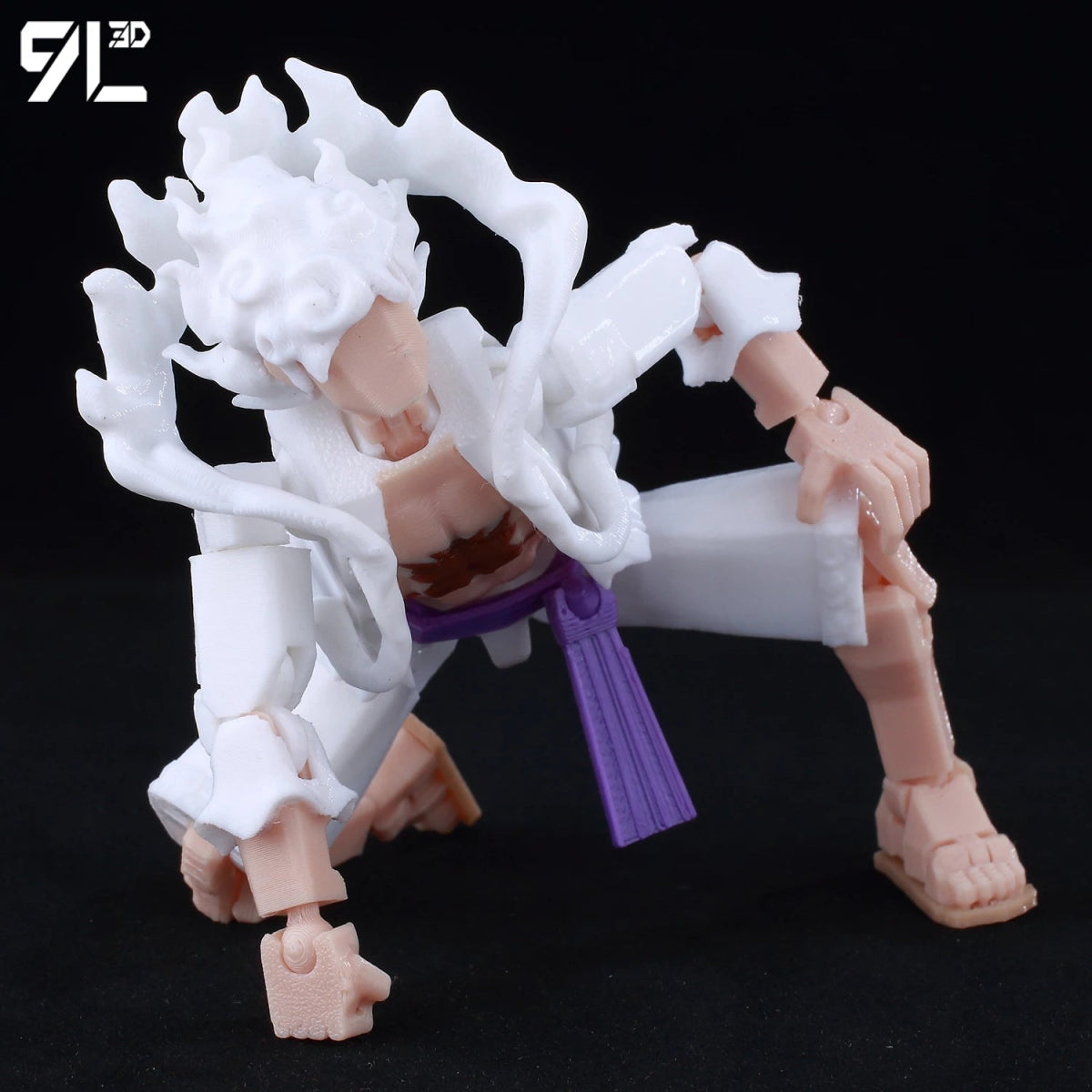 Figurine ONE PIECE Articulée 14cm | Zoro, Ace, Luffy - Modèle Collection 3D Pièces Interchangeables | Impression 3D - RukaCraft