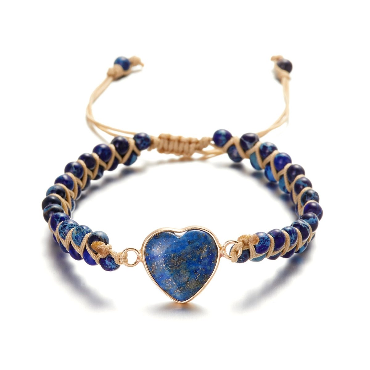 🌟 Handmade Creative Woven Bracelet Love Stone Winding Bracelet — Earth’s Whisper, Heart’s Journey 🌟 - RukaCraft