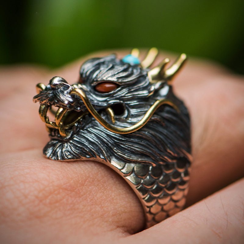Handmade dragon ring - RukaCraft