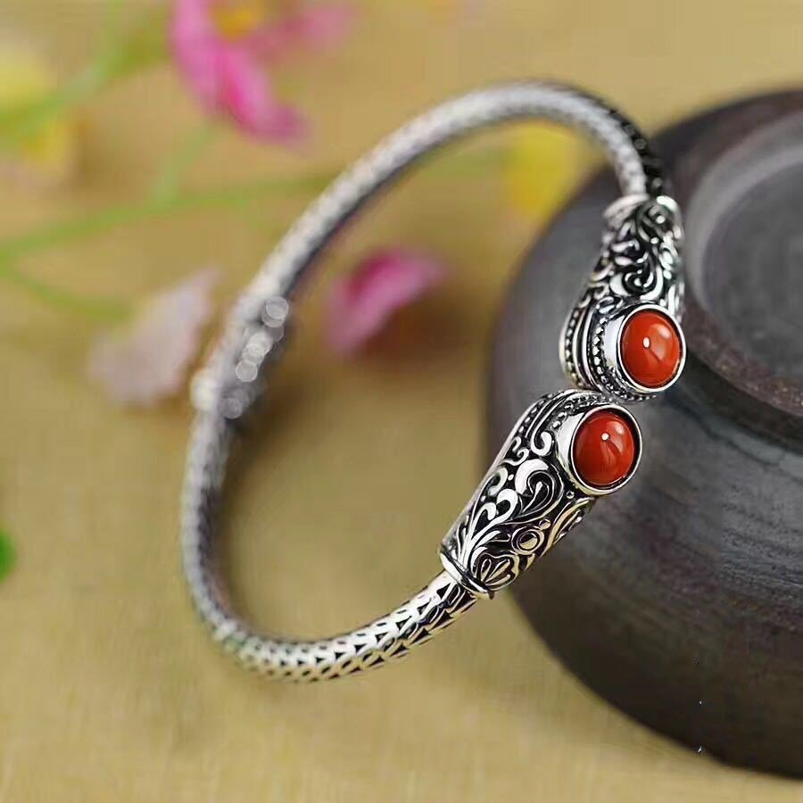 Handmade Indonesian style ladies topaz bracelet - RukaCraft