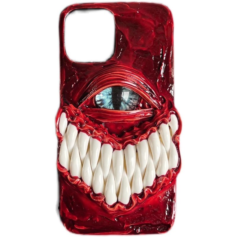 Monster Teeth iPhone Case with 3D Eye Monster Teeth iPhone Case with 3D Eye