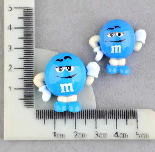 Lot de 20 Cabochons Résine Funny M Beans Kawaii | Accessoires DIY, Scrapbooking, Décoration Téléphone - RukaCraft
