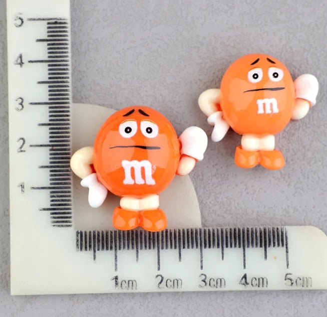Lot de 20 Cabochons Résine Funny M Beans Kawaii | Accessoires DIY, Scrapbooking, Décoration Téléphone - RukaCraft