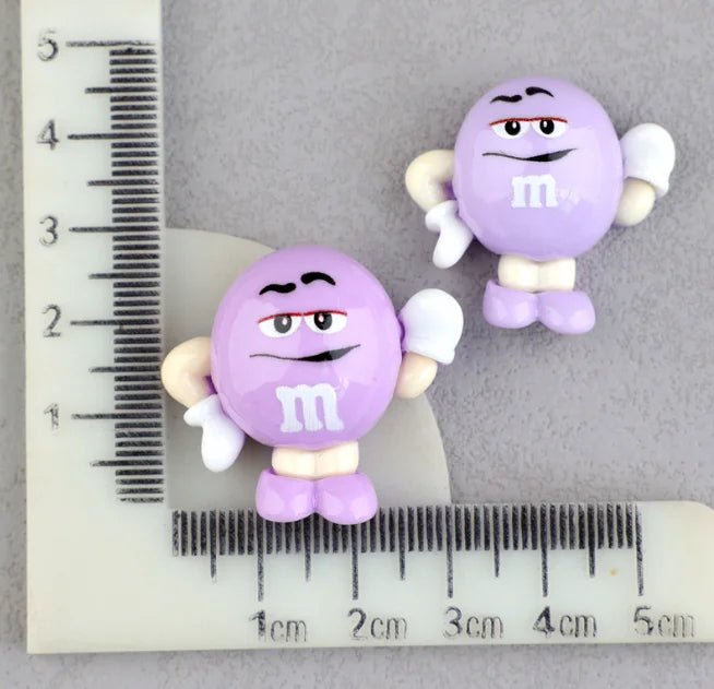 Lot de 20 Cabochons Résine Funny M Beans Kawaii | Accessoires DIY, Scrapbooking, Décoration Téléphone - RukaCraft